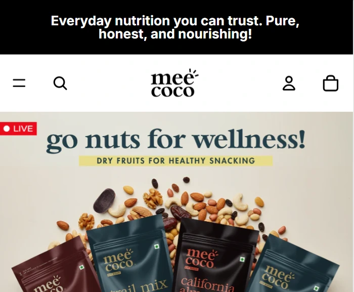 MeeCoco Premium Dry Fruits Brand