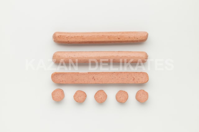 Сосиски «Два мяса» (80 г × 6 шт). Сосиски из индейки и курицы (80 г × 6 шт) | Сосиски для хот-