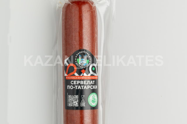Сервелат по-татарски в/к. Сервелат «По-Татарски» (450 г) | Сервелат «По-Татарски» для
