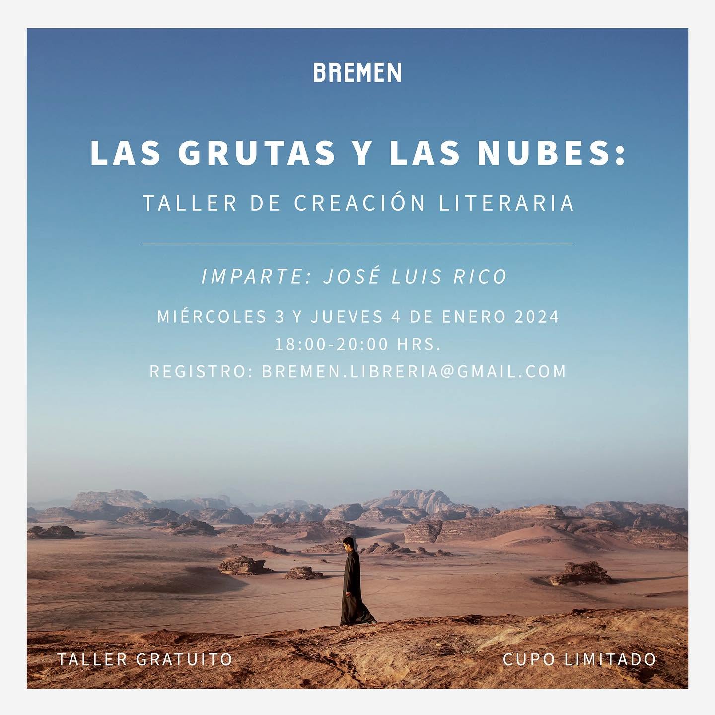 Las grutas y las nubes: taller de creación literaria