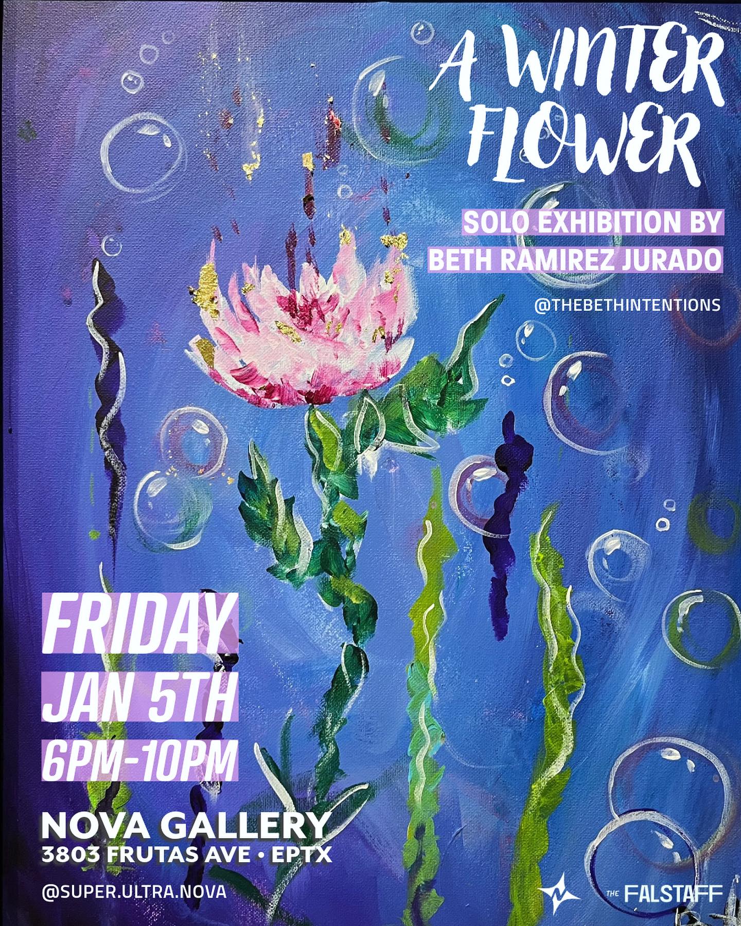 A winter flower, solo exhibition by Beth Ramirez Jurado