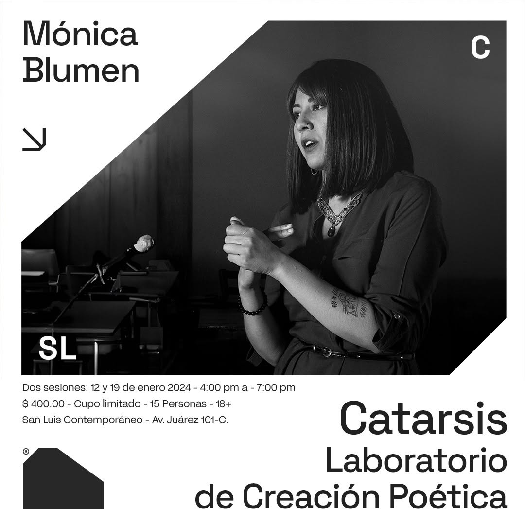 Catarsis: Laboratorio de creación poética + agua de rancho