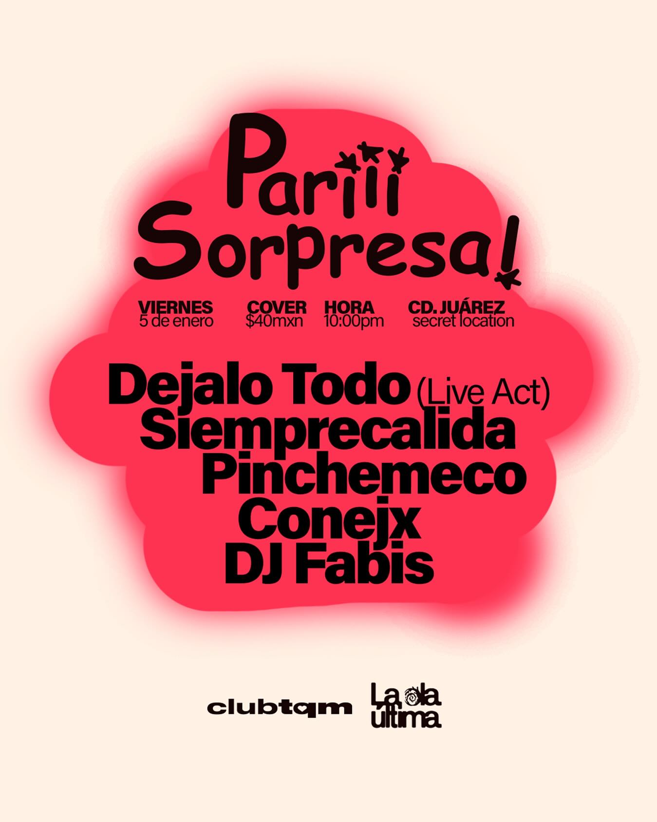 Pariii sorpresa!
