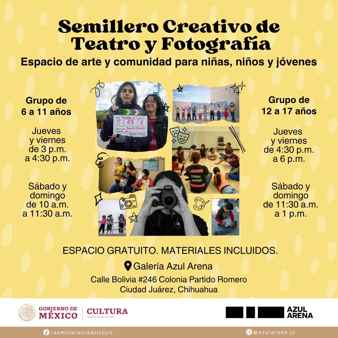 Semillero Creativo de Teatro y Fotografía