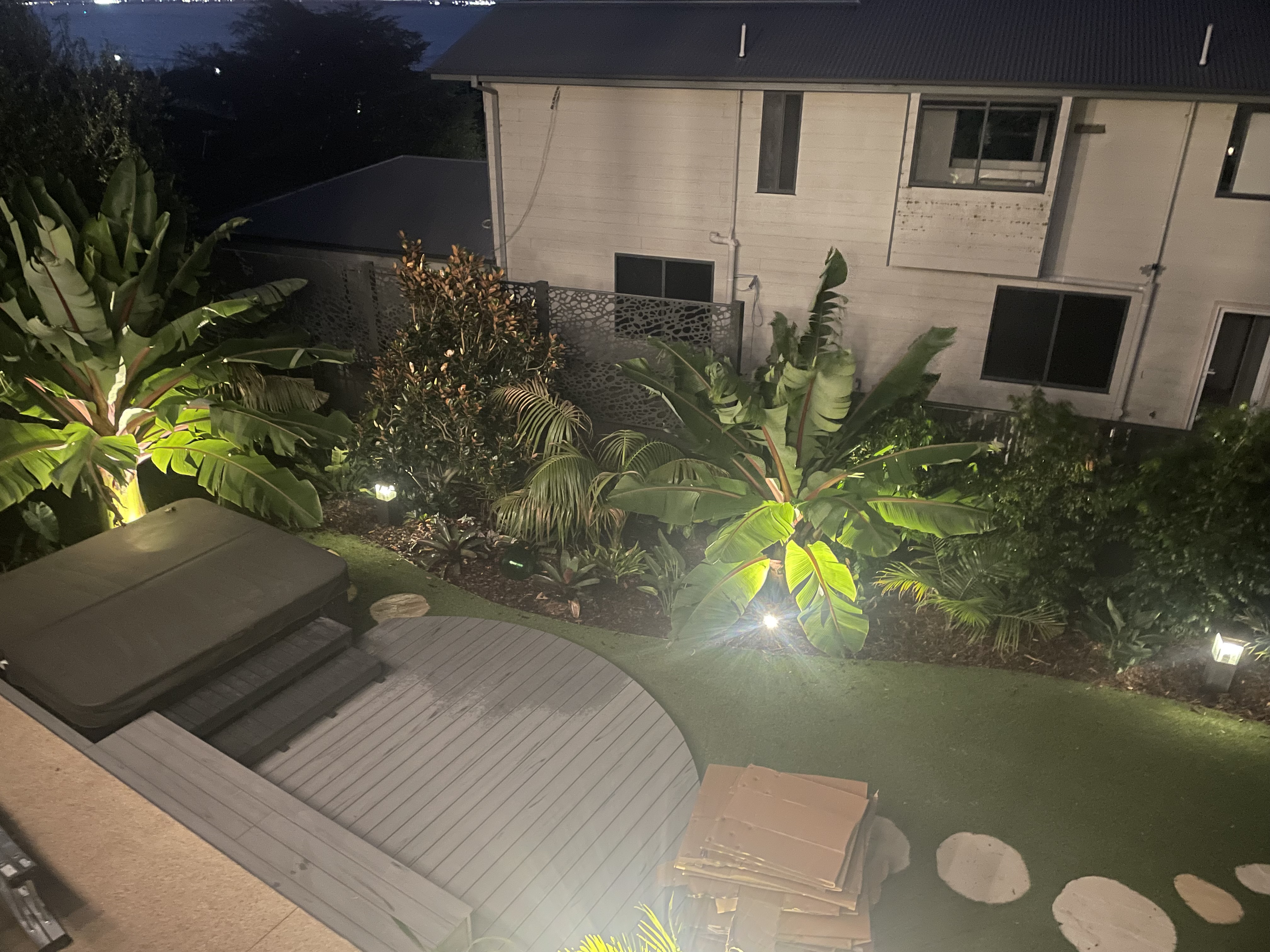 Clifton Springs Garden Lighting: 20 Points, Zero Disruption — installation detail