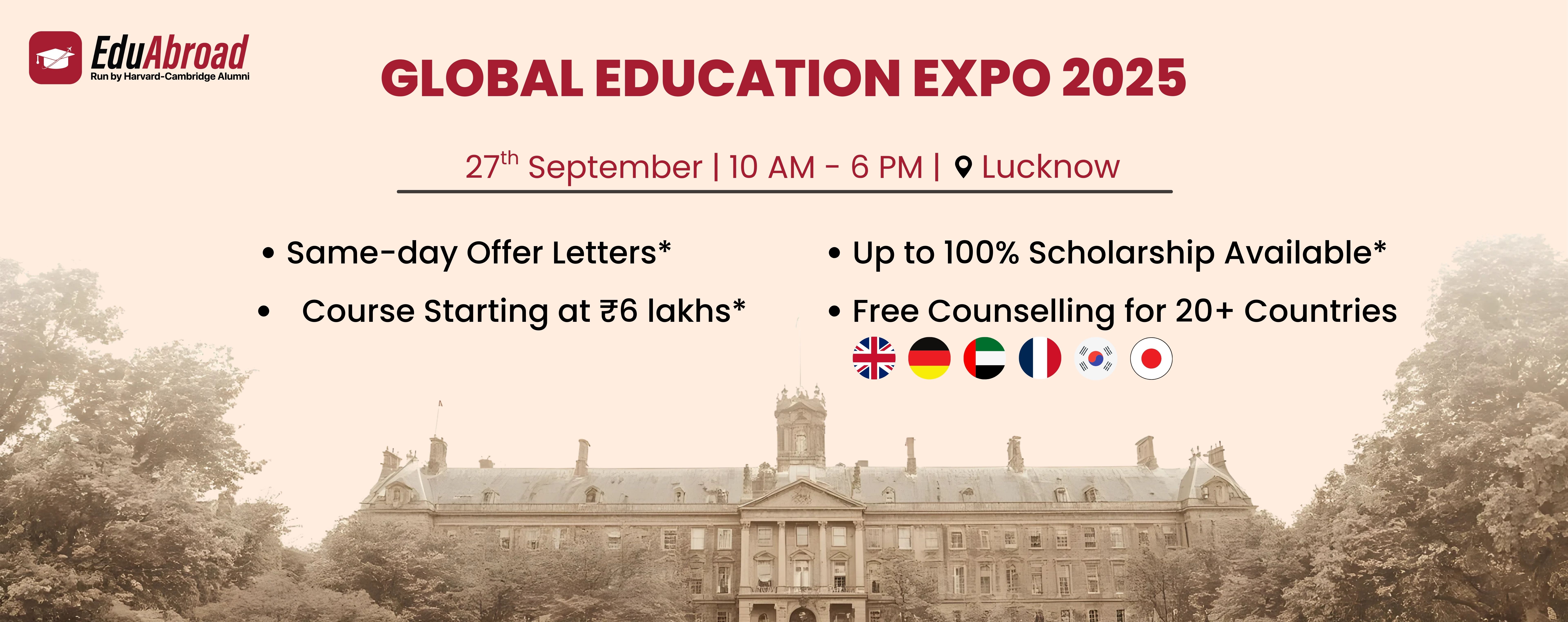 Global Education Expo Banner