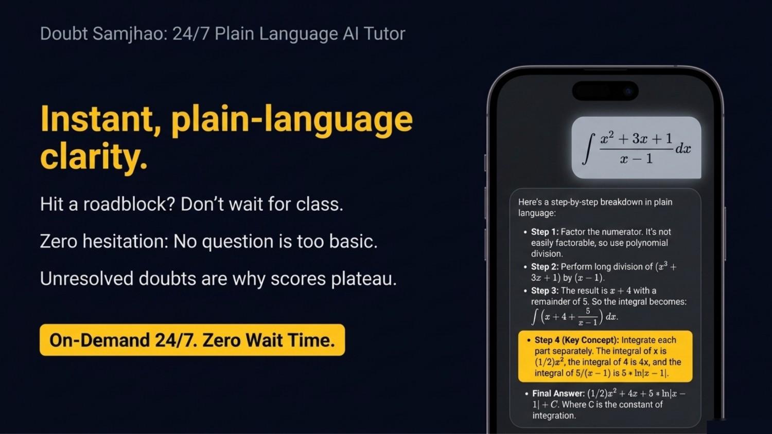 PrepTribe's AI tutor