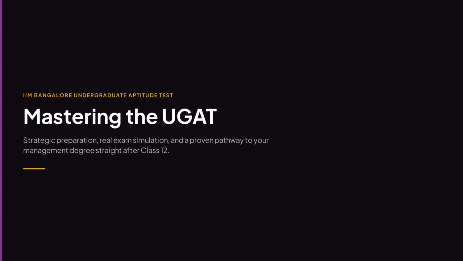 IIM Bangalore UGAT Mock Test: Free Practice, Exam Pattern & Preparation Strategy