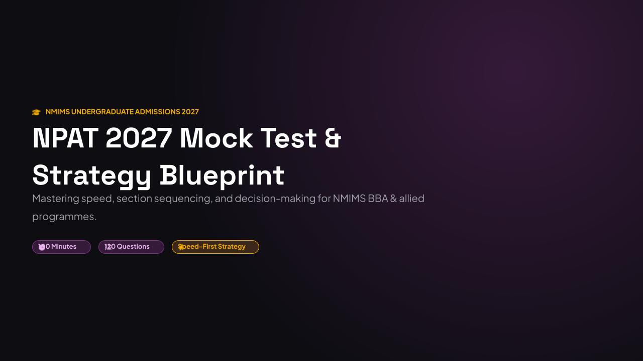NPAT Mock Test 2027: Free NPAT Mock, Test Series and a Mock Strategy That Works