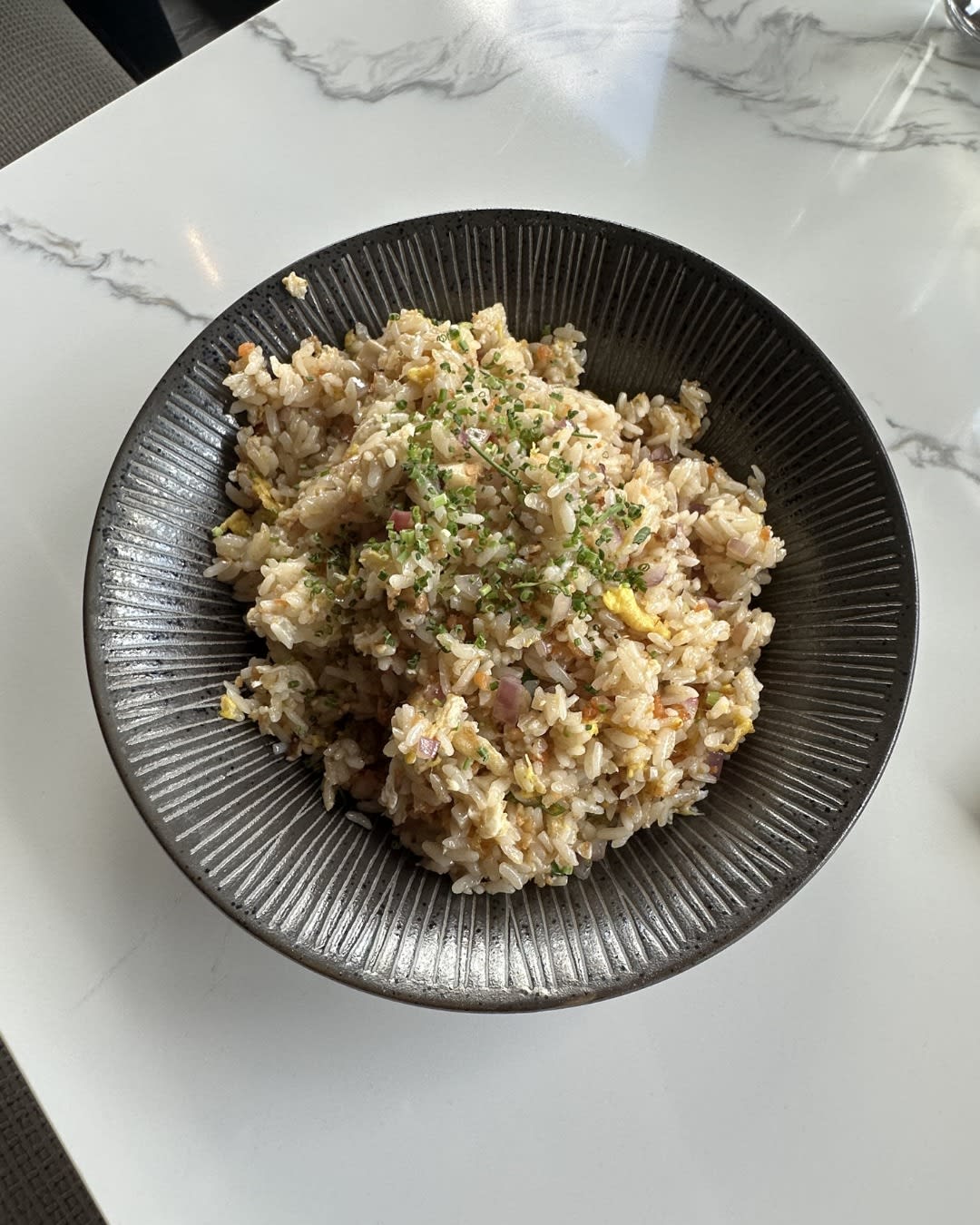 Salmon fried rice at Izumi Sushi in downtown Castle Rock