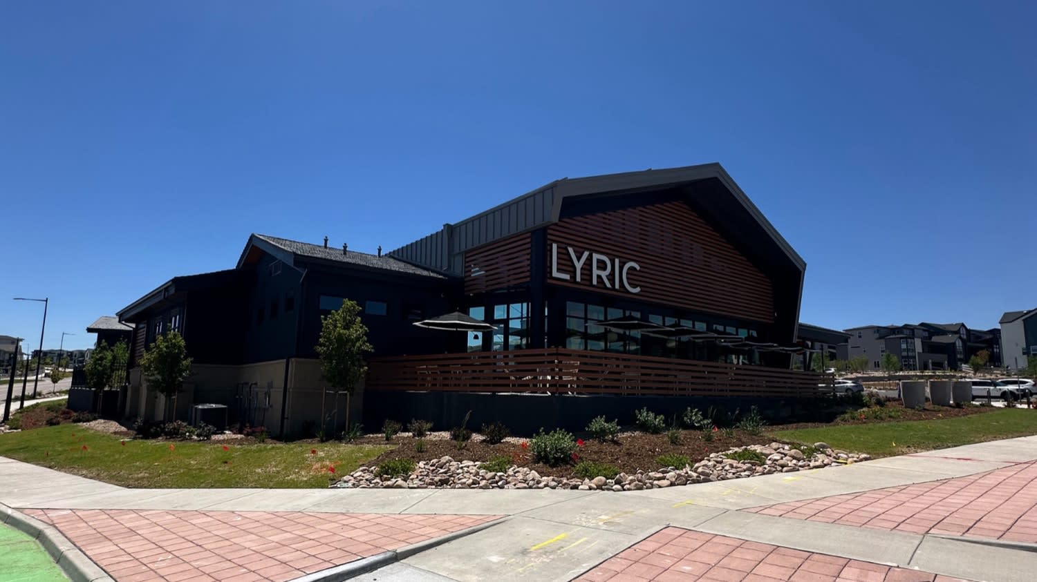 The Groove café at the Lyric at RidgeGate building in Lone Tree, Colorado
