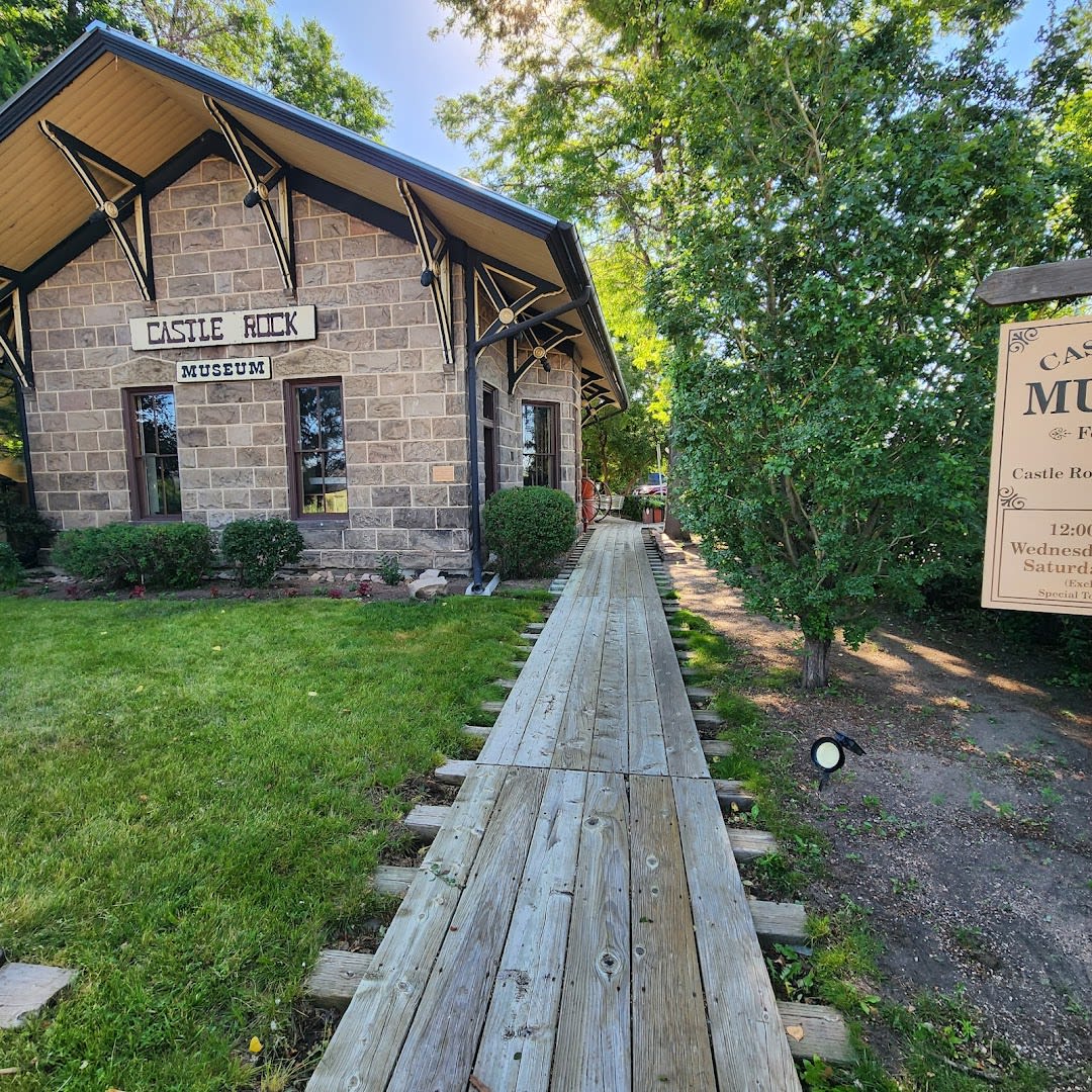 Castle Rock Museum, housed in the 1875 Denver & Rio Grande Railroad depot at 420 Elbert Street