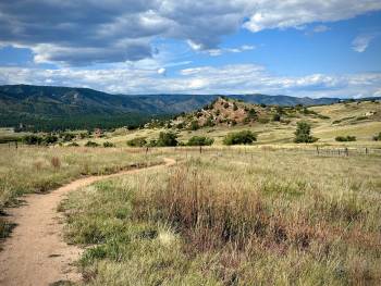 Sandstone Ranch Open Space park in Larkspur, Colorado