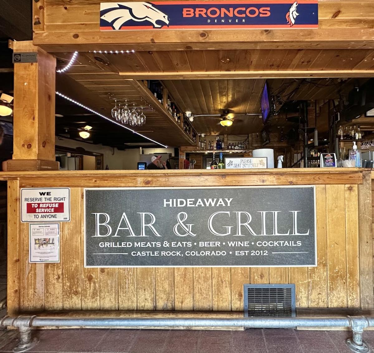 Hideaway Bar & Grill bar in Castle Rock, Colorado