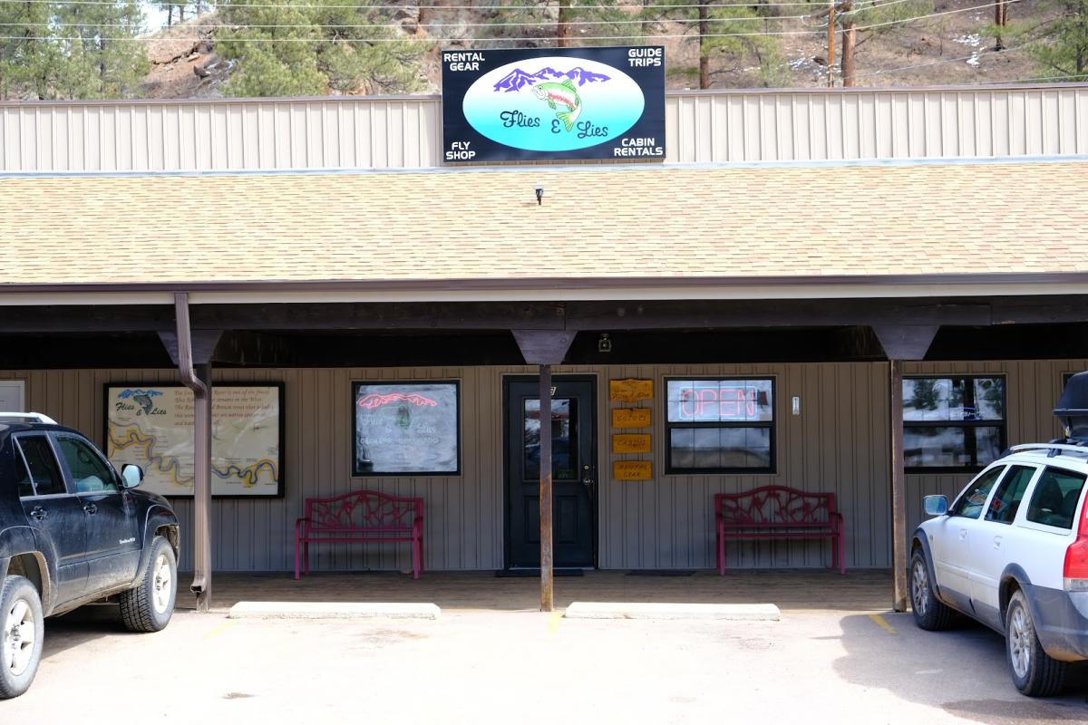 Flies & Lies retail store in Sedalia, Colorado
