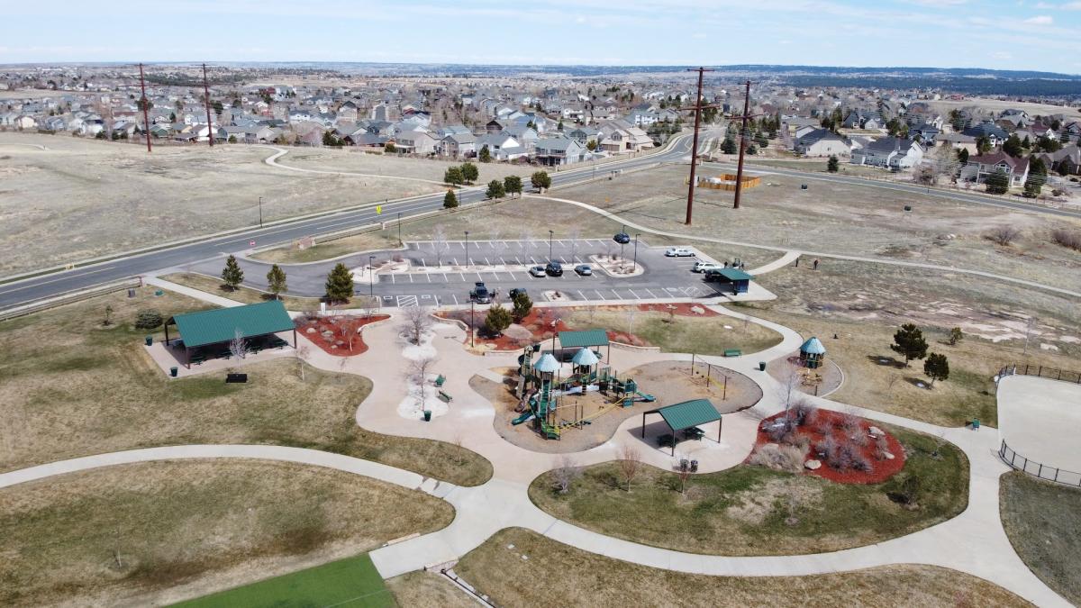 Matney Park park in Castle Rock, Colorado