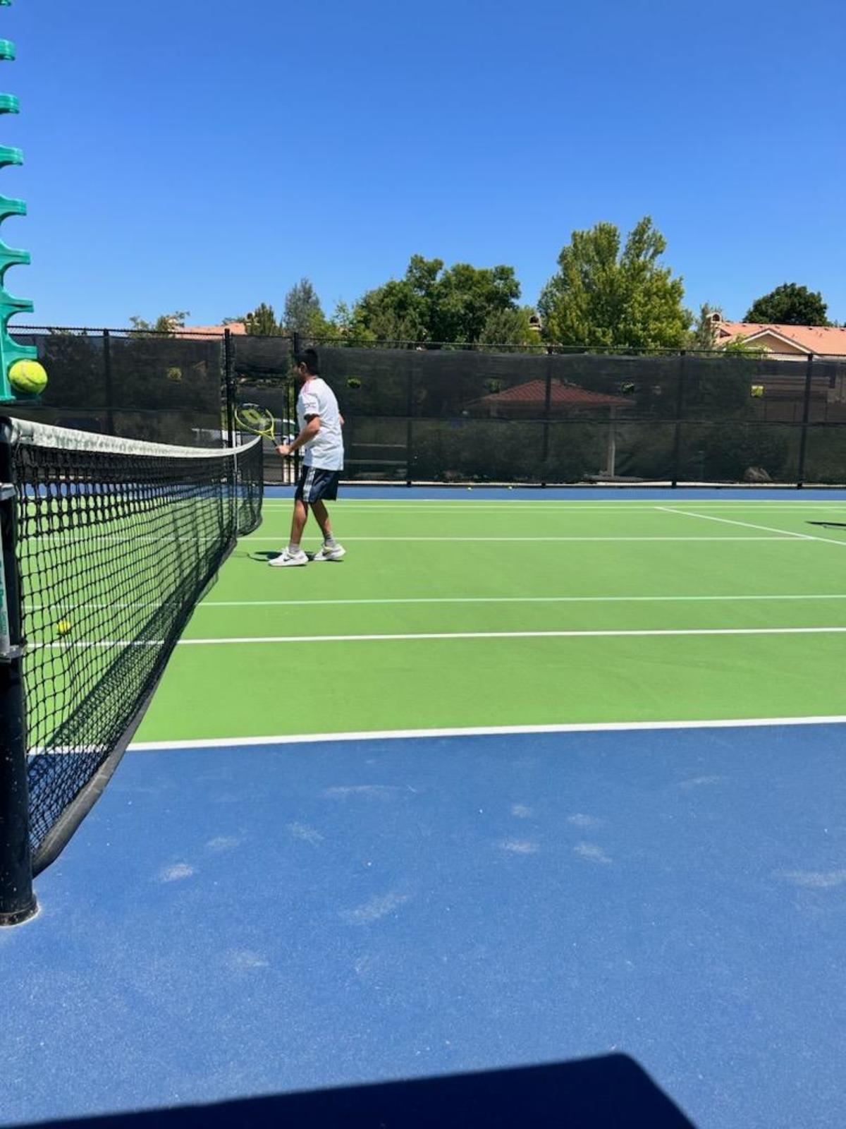 Cook Creek Tennis Courts park in Lone Tree, Colorado