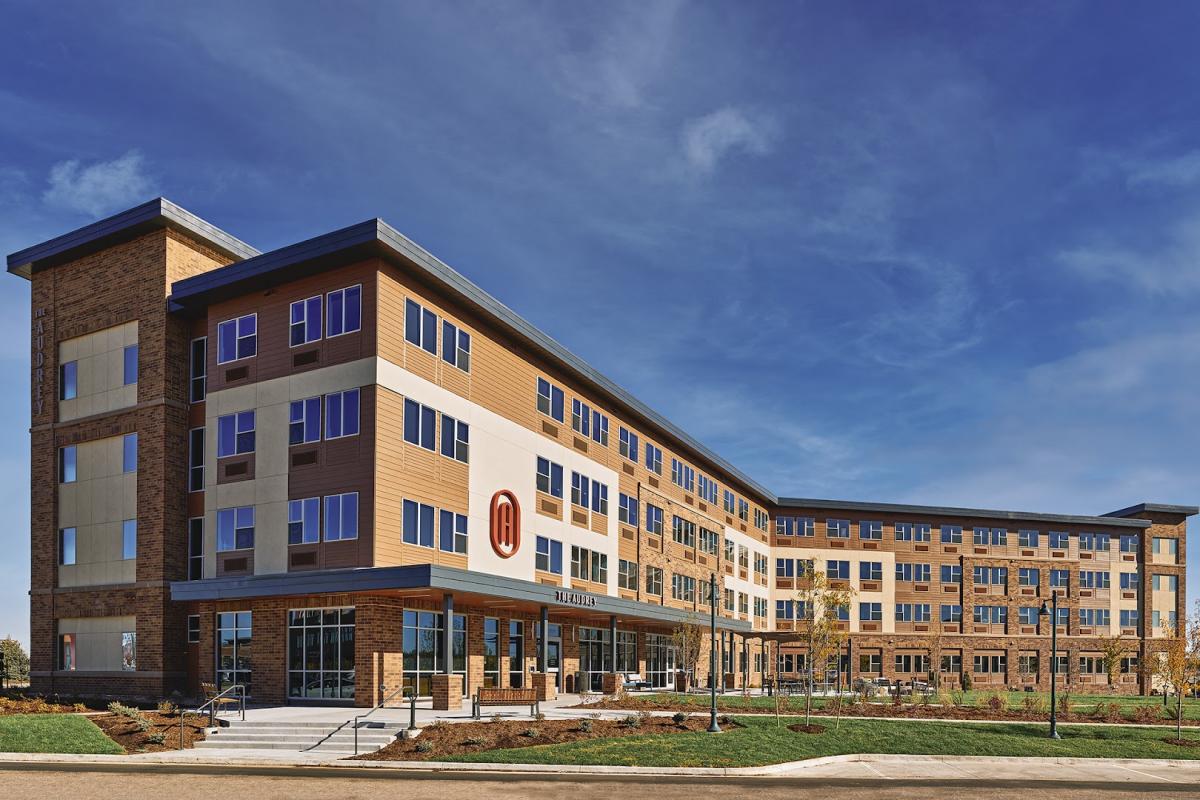 The Audrey 55+ Apartments senior living community in Highlands Ranch, Colorado