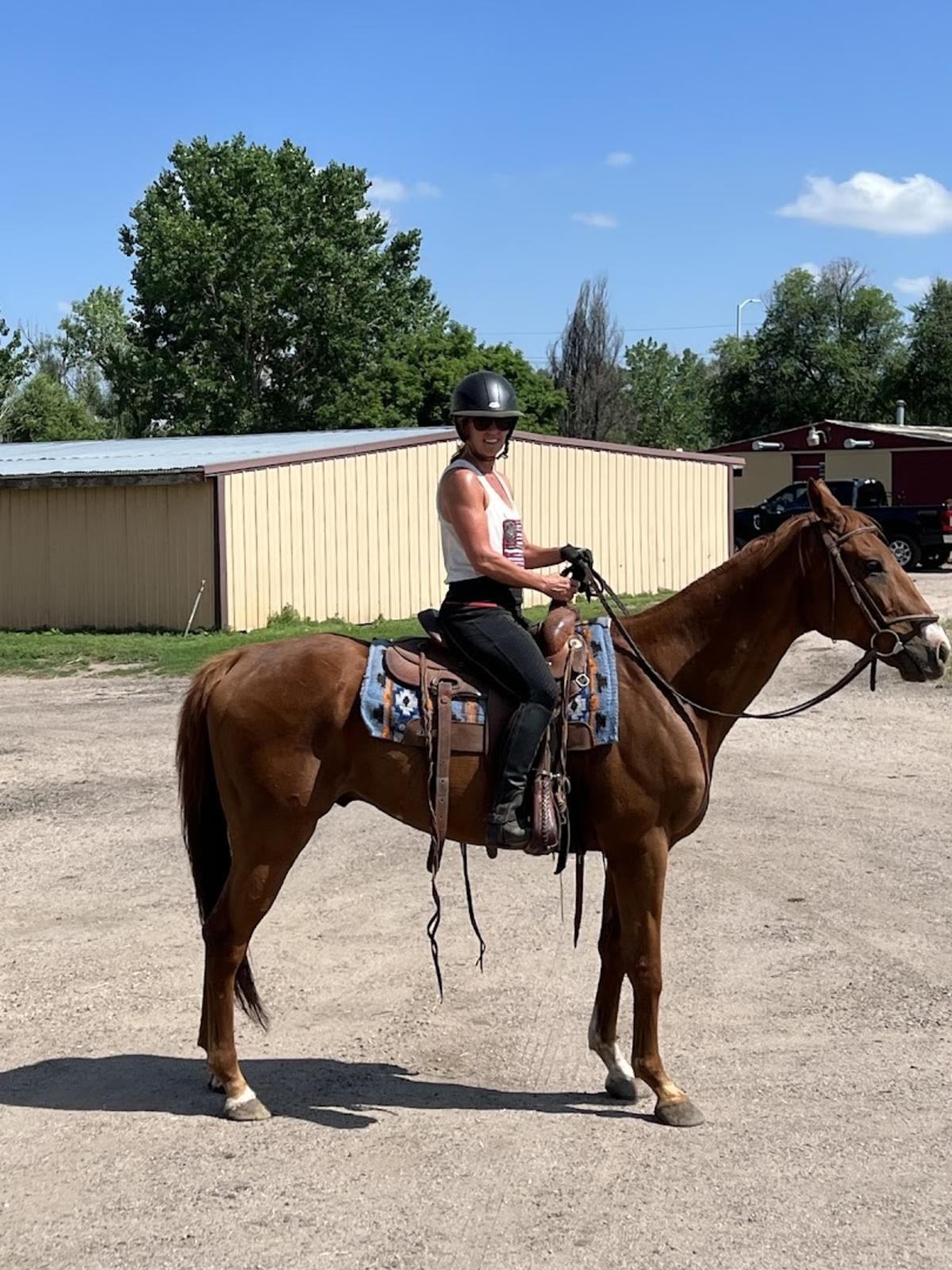 Stockton's Plum Creek Stables attraction in Littleton, Colorado
