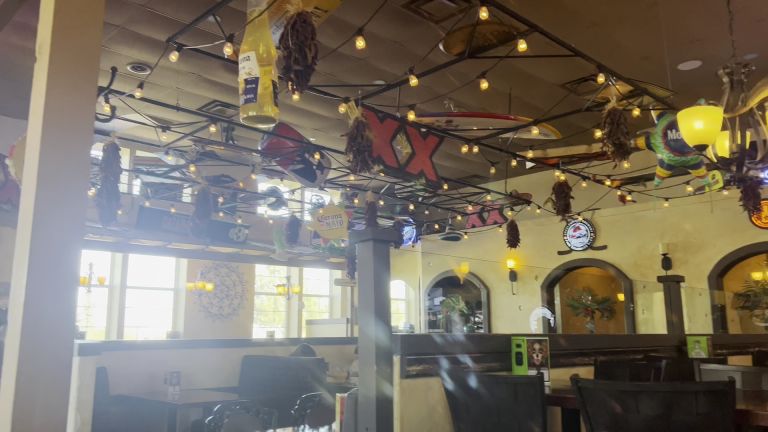 Interior view of Casa Caliente Mexican Restaurant