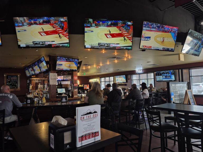 On the Rox Sports Bar & Grill atmosphere and seating