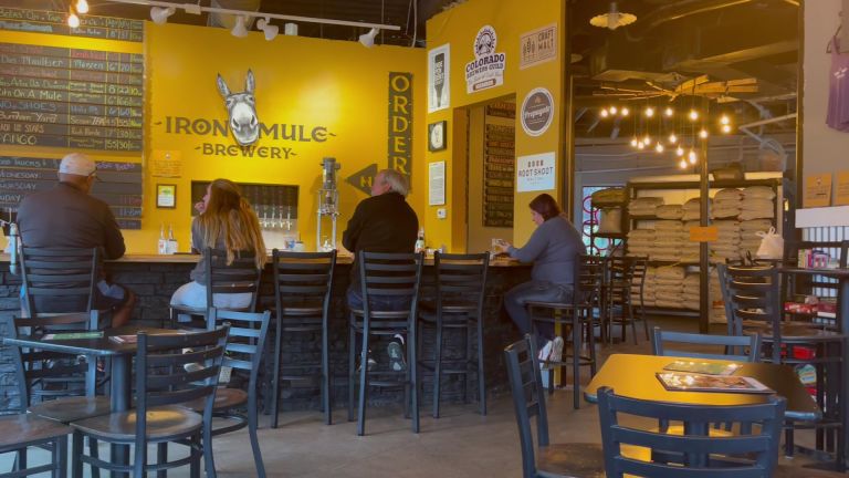Interior view of Iron Mule Public House and Brewery