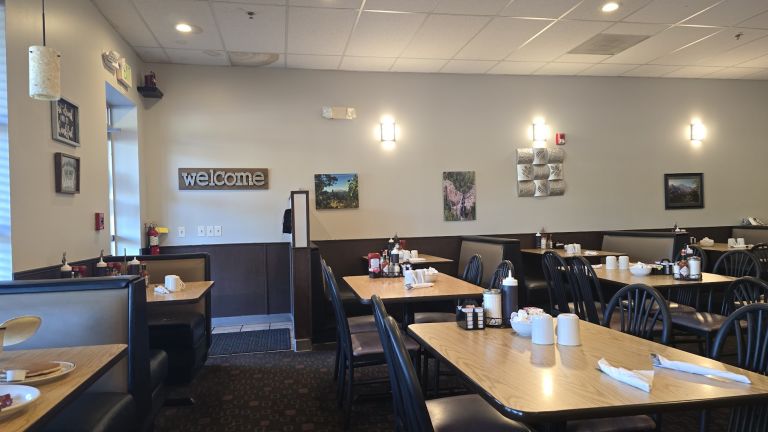 The Egg dining area