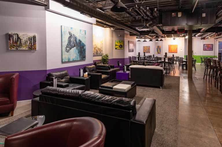 Deep Space Parker Lounge & Event Center atmosphere and seating