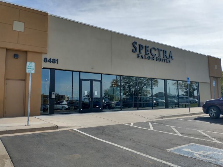 Interior view of Spectra Salon Suites