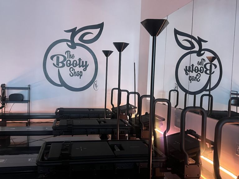 Interior view of The Booty Shop