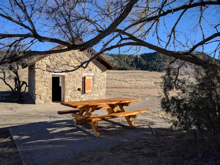 Columbine Open Space and Trail dining area
