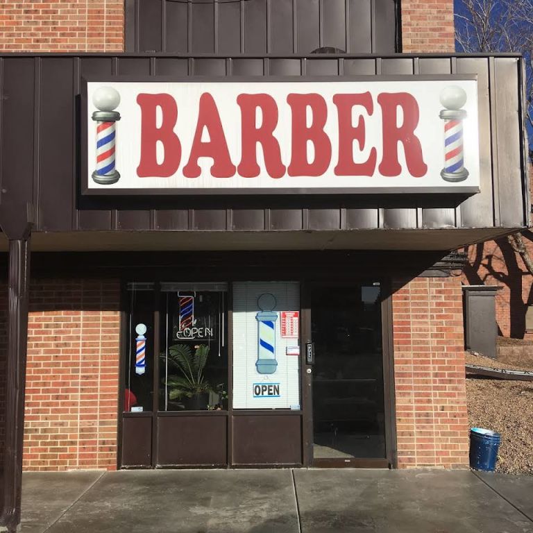 Interior view of Barber Shop