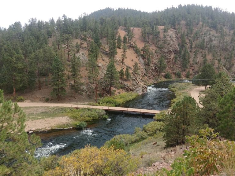 Interior view of Cheeseman Canyon Flyfishing