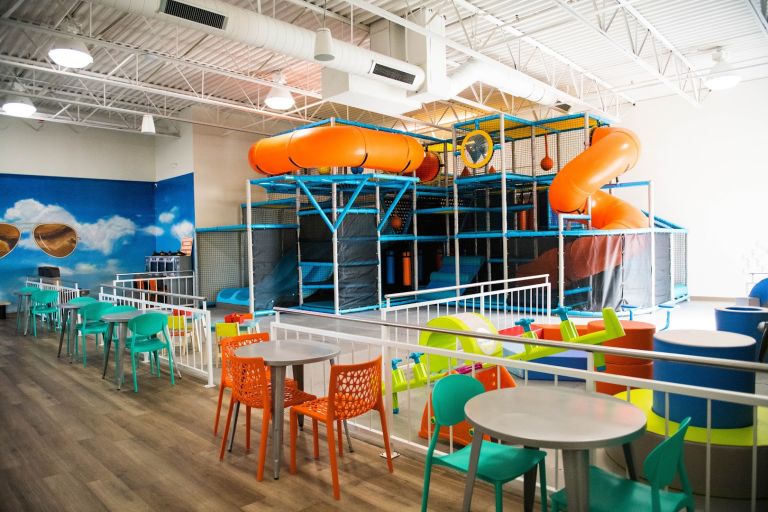 Interior view of The Kids Landing