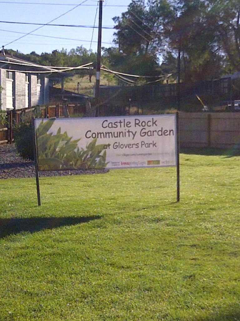 Interior view of Castle Rock Community Garden