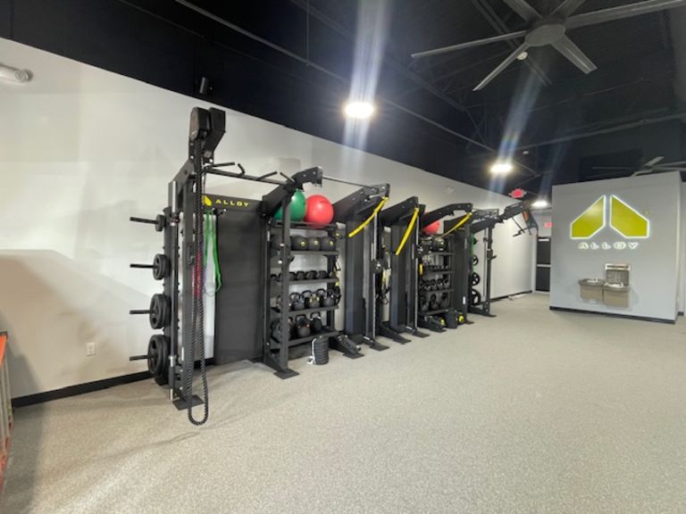 Alloy Personal Training Twenty Mile Road atmosphere and seating
