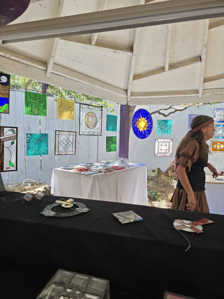 Interior view of Dragons Lair Glass arts