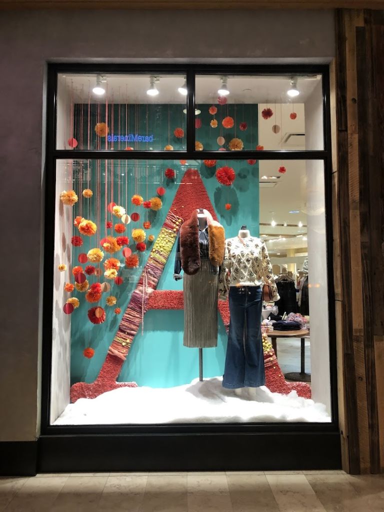 Anthropologie atmosphere and seating
