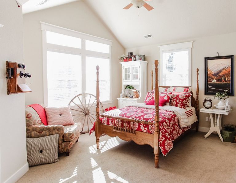 The Red Farmhouse Bed & Breakfast exterior entrance