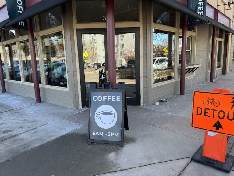 Lost Coffee exterior entrance