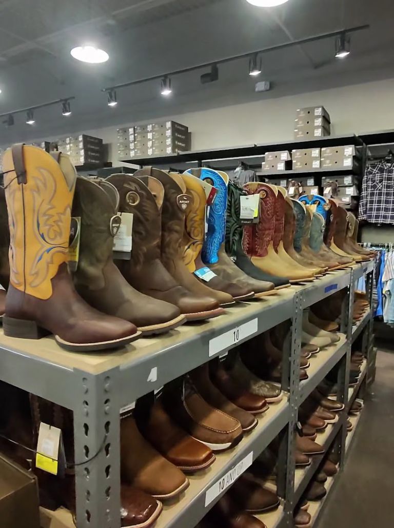 Interior view of Ariat Outlet