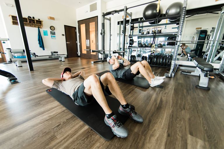 Fitness center and gym at Sterling Ranch Overlook