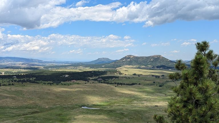 Spruce Mountain Open Space Trail dining area