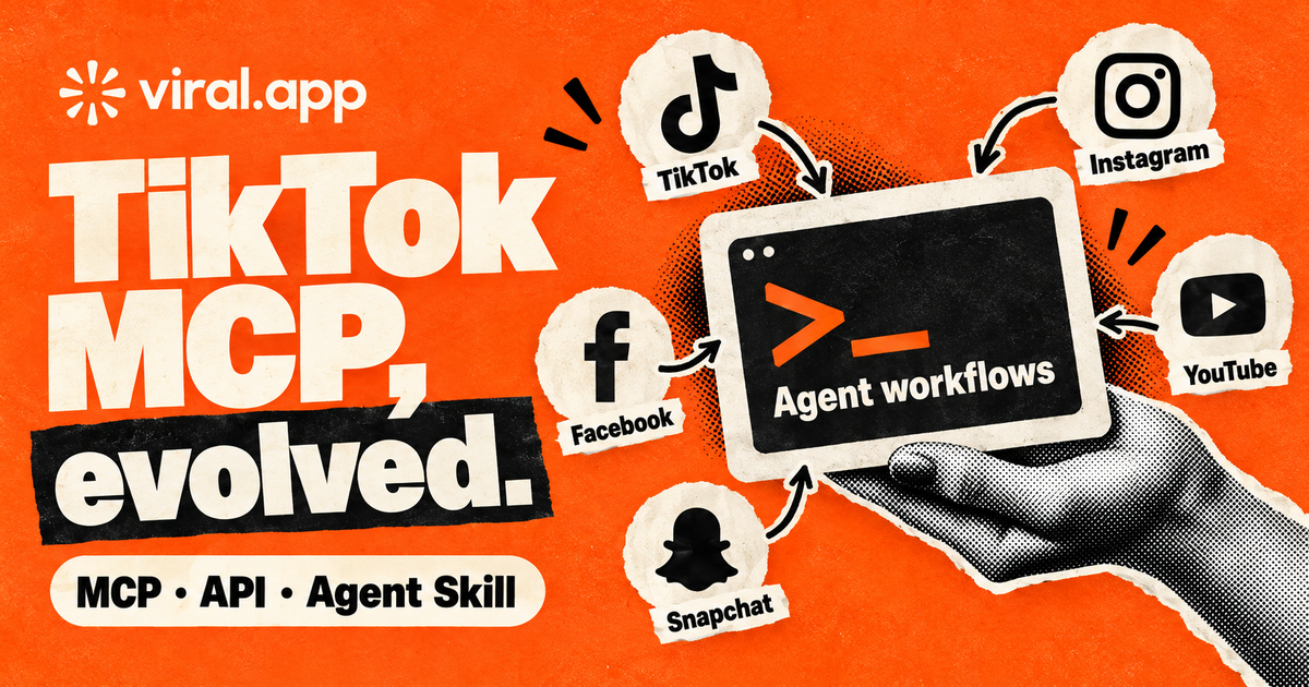 TikTok MCP Deprecated: Use the viral.app MCP Server and API TikTok MCP Deprecated: Use the viral.app MCP Server and API