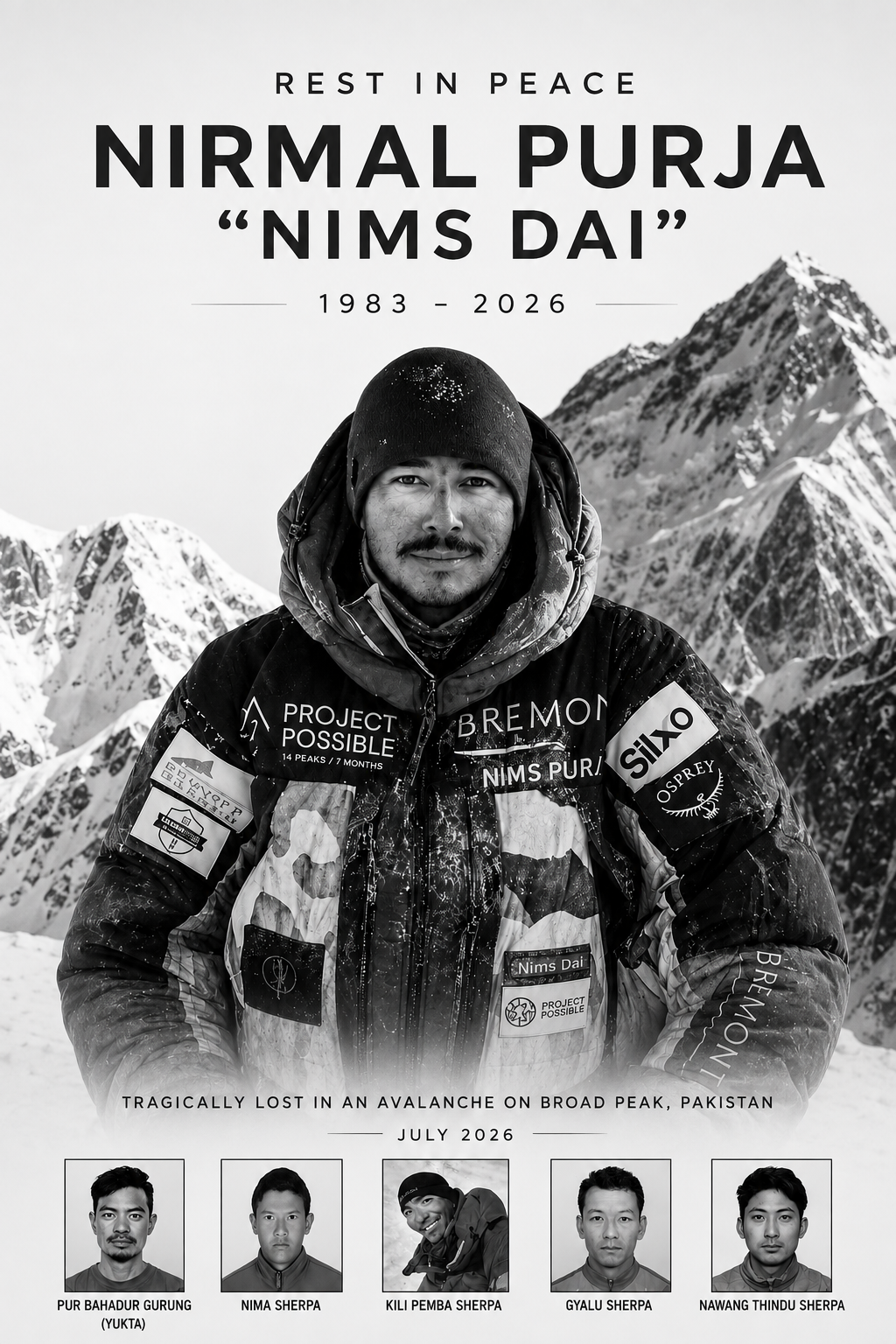 Nims Purja: 14 Peaks in 189 Days