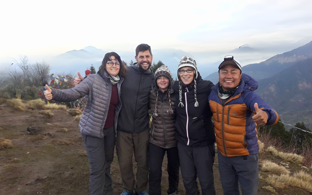 An unhurried group pace suited to older trekkers