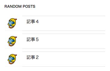 ランダム表示の確認１