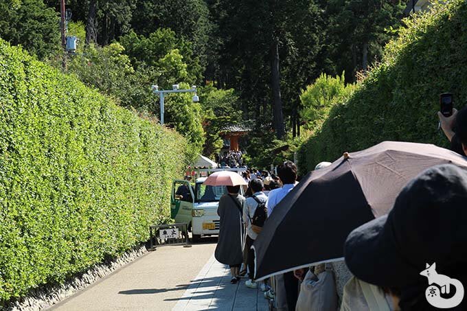 三室戸寺の混雑状況