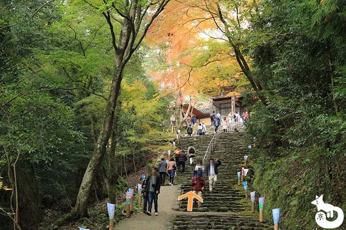 神護寺の山門に到着