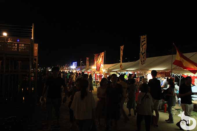 20時くらいの会場内の混雑状況